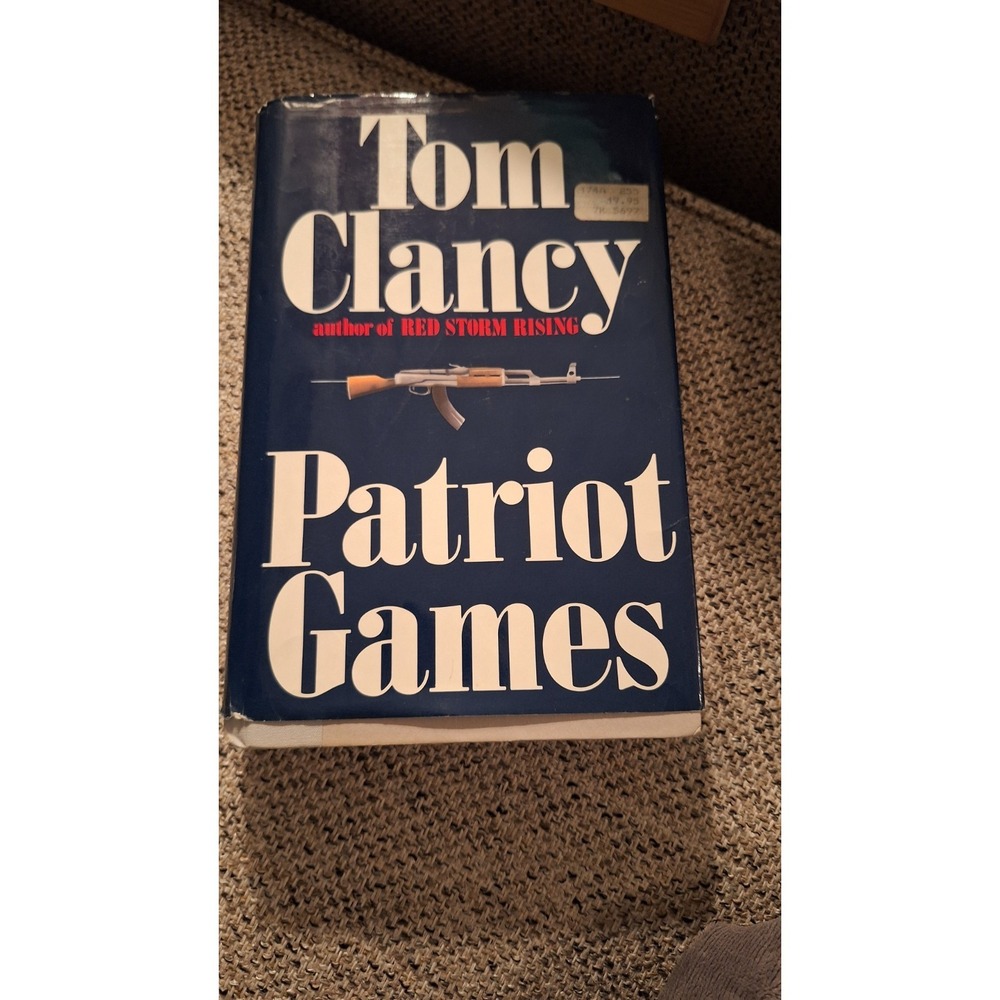PATRIOT GAMES FIRST EDITION / FIRST PRINTING by TOM CLANCY  2 Books